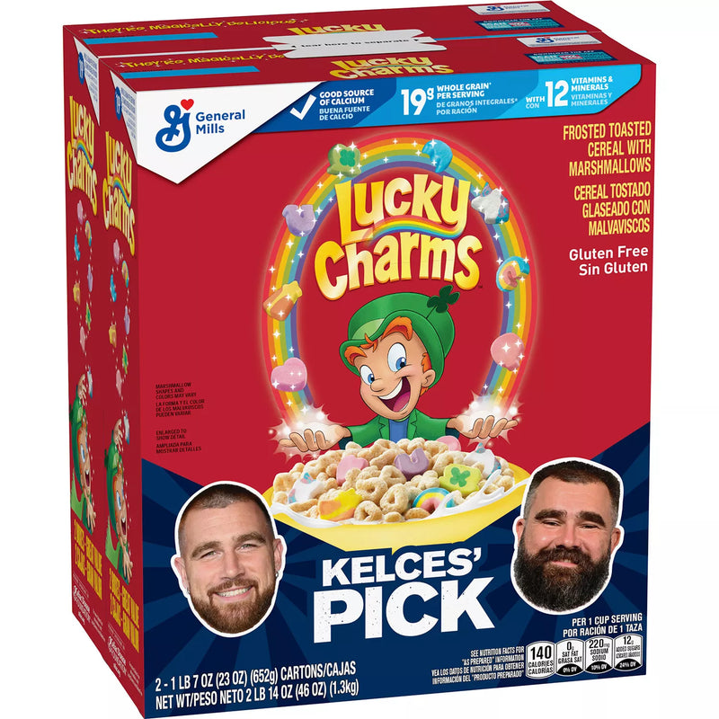 Lucky Charms with Marshmallows, 46oz., 2pk.