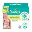 Pampers Sensitive, Perfume Free Baby Wipes, 16 Packs (896 ct.)