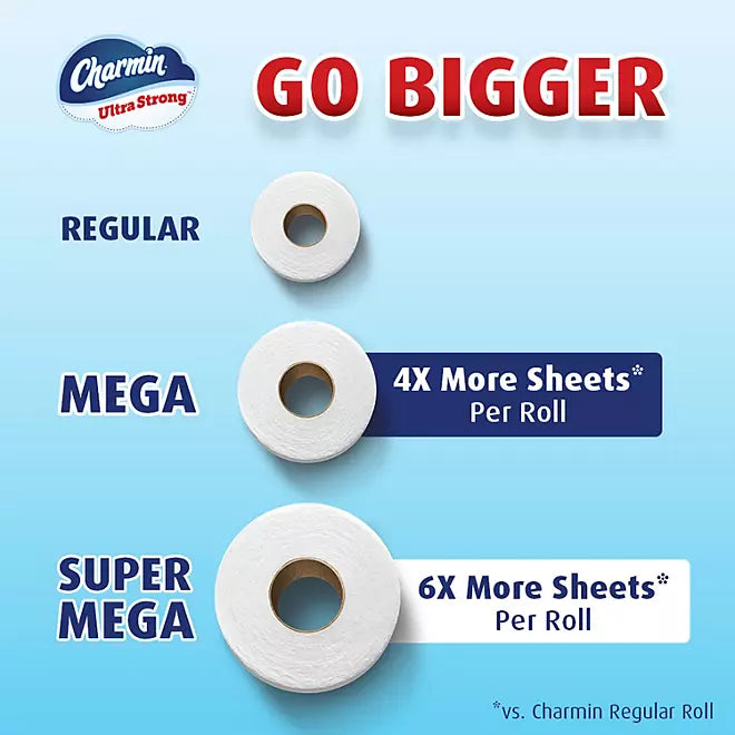 Charmin Ultra Strong Toilet Paper 32 rolls 231 sheets roll