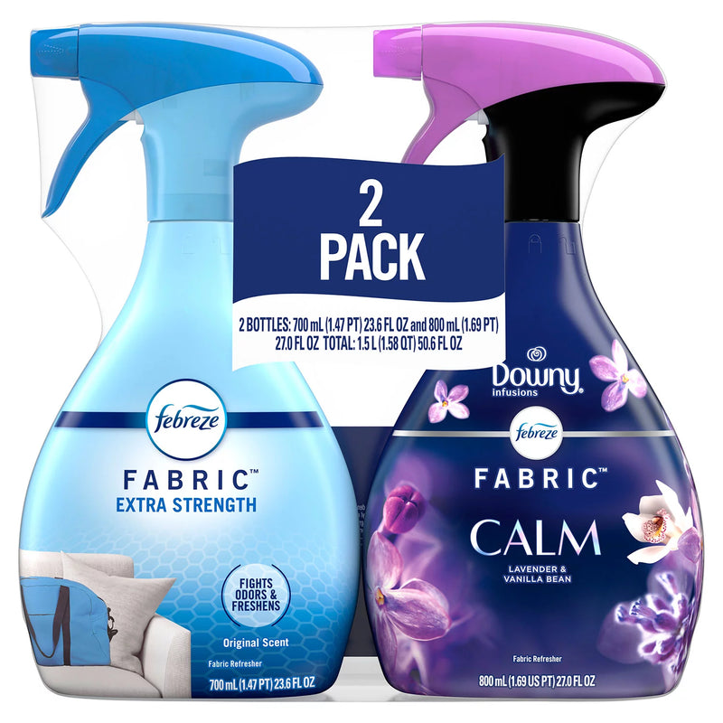 Febreze Fabric Spray Downy Calm 27 oz Extra Strength 236 oz Pack of 2