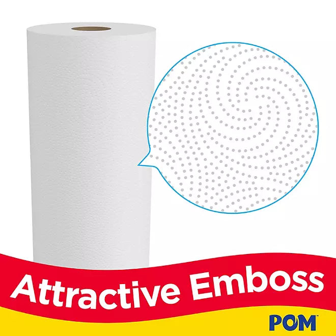 POM Individually Wrapped 2 Ply Paper Towels 110 sheets roll 30 rolls