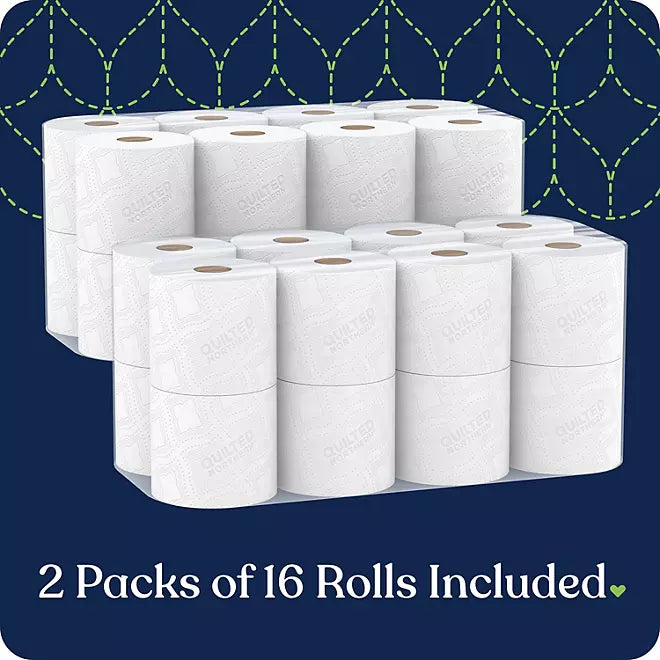 Quilted Northern Ultra Soft Strong 2 Ply Toilet Paper 244 sheets roll 32 rolls