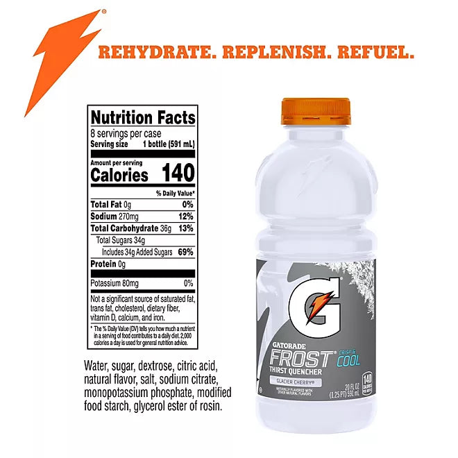 Gatorade Frost Thirst Quencher Variety Pack 20 fl oz 24 pk