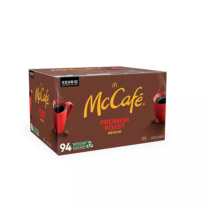 Mc Cafe Premium Medium Roast K Cup Coffee Pods 94 ct