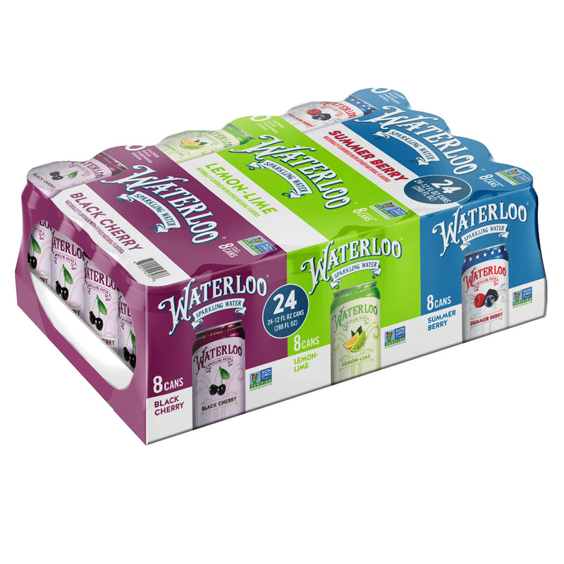 Waterloo Sparkling Water Variety Pack 12 fl. oz., 24 pk.