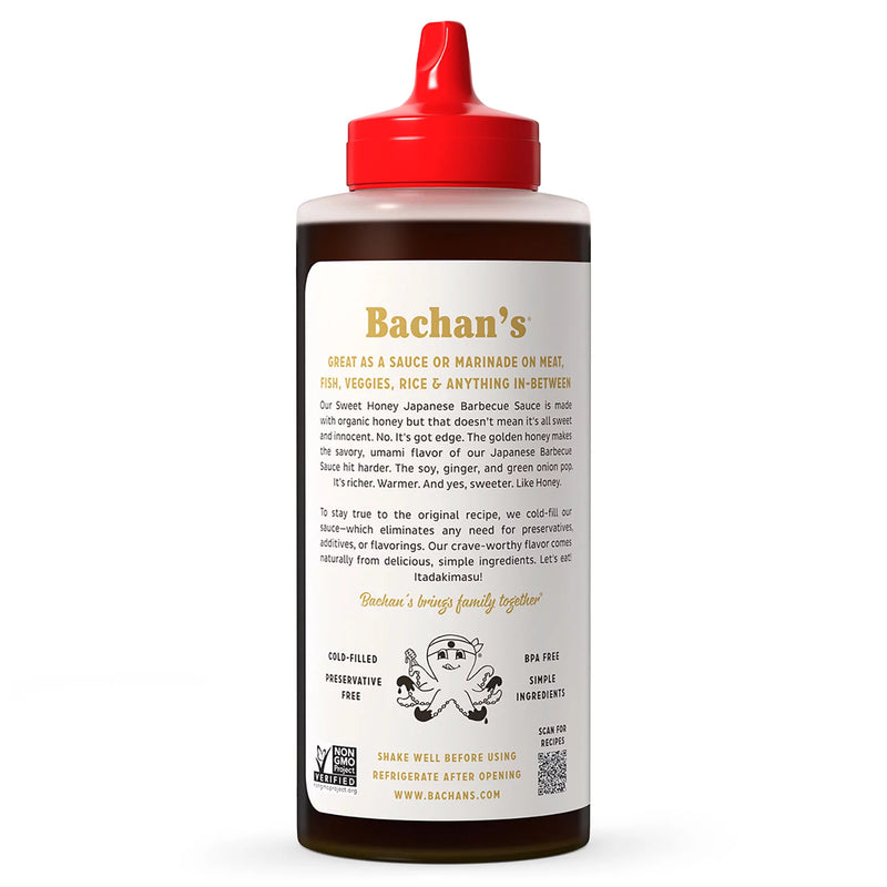 Bachan's Sweet Honey Japanese BBQ Sauce (26 oz.)