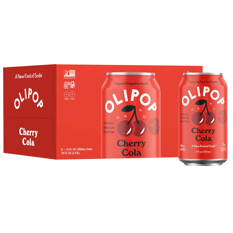 Olipop Cherry Cola 12 floz 6 pk