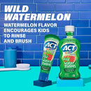 ACT Kids Anticavity Fluoride Mouthwash and Children's Mouth Rinse, Wild Watermelon, 16.9 fl oz
