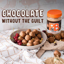 PBfit Peanut Butter Powder Chocolate Flavor, Cocoa Roasted Peanut Powder, 15 oz