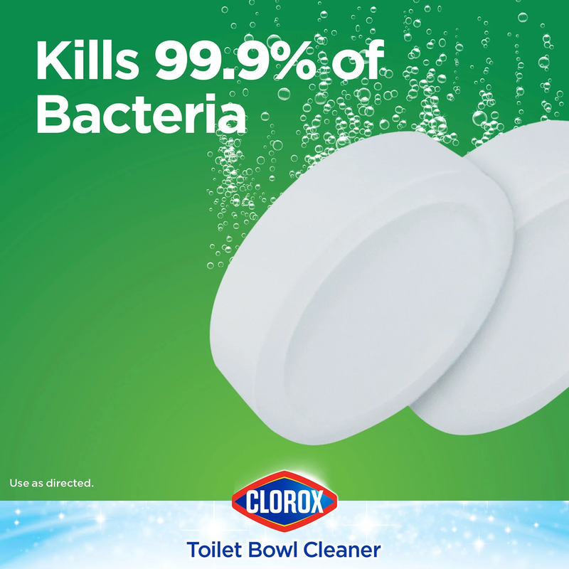 Clorox Ultra Clean Toilet Bowl Cleaner Tablets with Bleach (3.5 oz. tablets, 6 ct.)