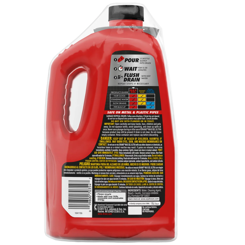 Drano Max Ultra Gel (80 oz., 2 pk.)