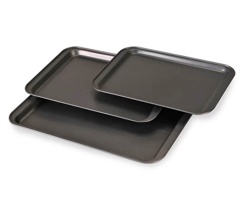 Non-Stick 3-Piece Baking Sheet Set