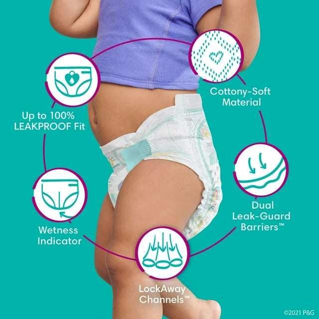Pampers Cruisers Diapers Size 7 92ct 41 lb