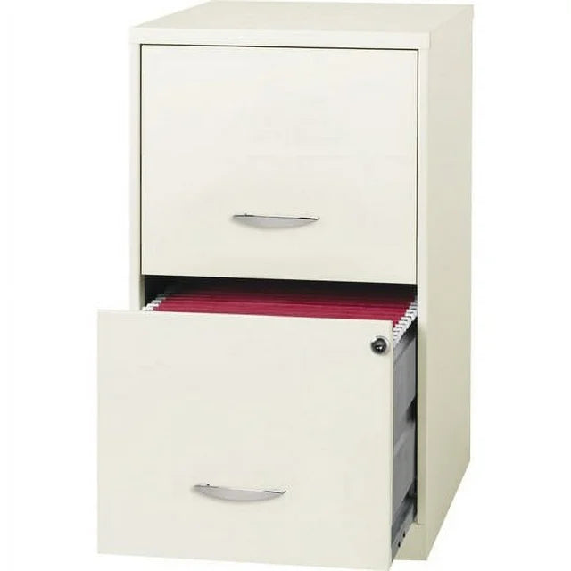 Lorell SOHO Lateral File, 24.5" Height x 14.3" Width x 18" Depth, White