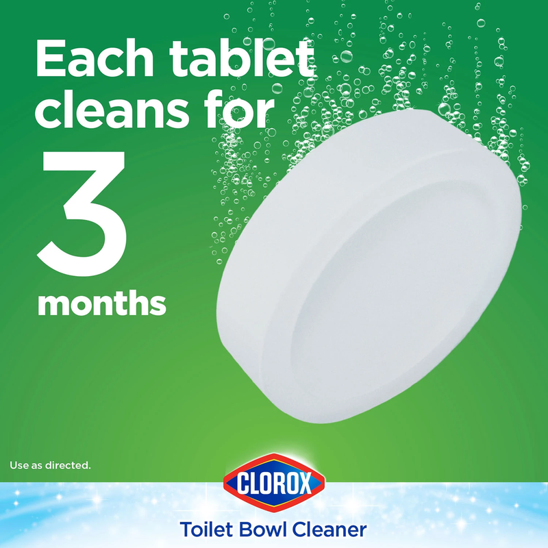 Clorox Ultra Clean Toilet Bowl Cleaner Tablets with Bleach (3.5 oz. tablets, 6 ct.)