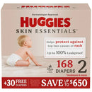 Huggies Skin Essentials Baby Diapers Size 2 12-18 lbs 168 ct