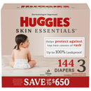 Huggies Skin Essentials Baby Diapers Size 3 16-28 lbs 144 ct