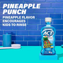 ACT Kids Anticavity Fluoride Mouthwash and Children's Mouth Rinse, Pineapple Punch, 16.9 fl oz
