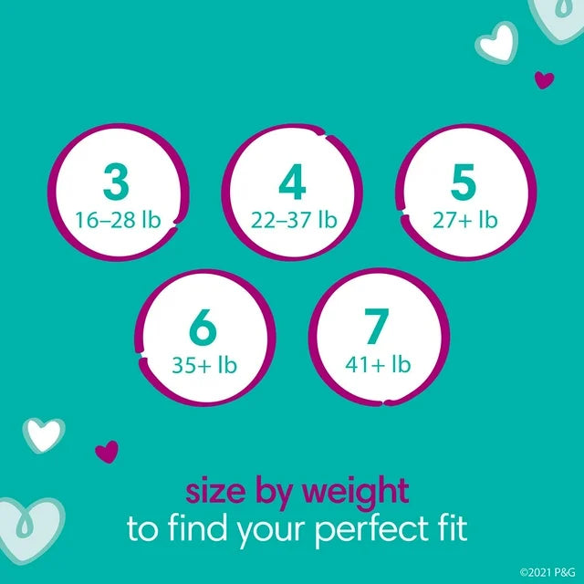 Pampers Cruisers Diapers Size 4 168 ct 22-37lb