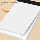 AILZFEI 300 Sheets White Legal Pads 8.5 x 11 Wide Ruled 6 Pack Notebook Paper Note Pad 50 Sheets per Notepad Perforated Writing Pad Study Back 8x11 Pads of Paper