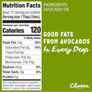 Chosen Foods 100% Pure Avocado Oil for Cooking - 1.75L with Recipe eBook Bundle - Made With Good Fats from
