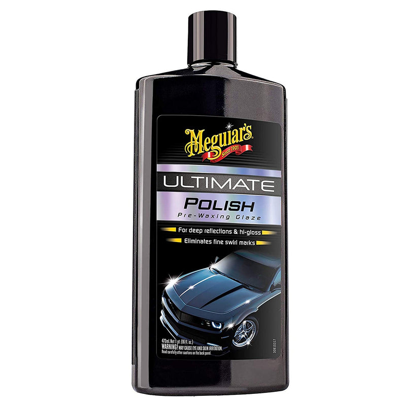 Meguiar's Ultimate Polish, High-Gloss Pre-Wax Car Polish, 20 fl. oz.