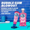 ACT Kids Anticavity Fluoride Mouthwash and Children's Mouth Rinse, Bubble Gum Blowout, 16.9 fl oz