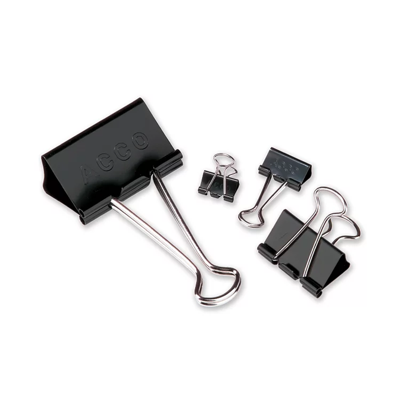 ACCO® Binder Clips, Large - 12Pc  Count