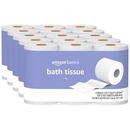 Amazon Basics 2-Ply Toilet Paper 5 Packs, 6 Rolls per pack (30 Rolls total)