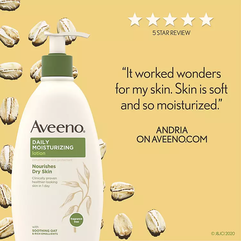 Aveeno Daily Moisturizing Lotion (18 fl. oz., 2 pk. + 2.5 oz. Tube)