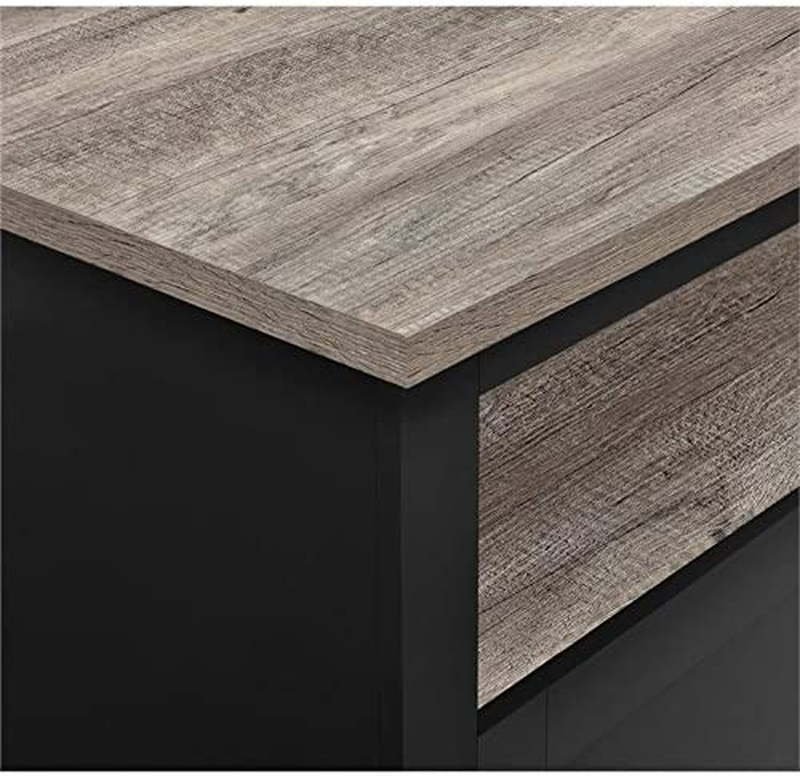 Ameriwood Home Carver Coffee Table, Black