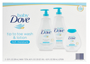 Baby Dove Wash and Lotion (2 - 20 fl. oz. & 1 - 6.5 fl. oz.)