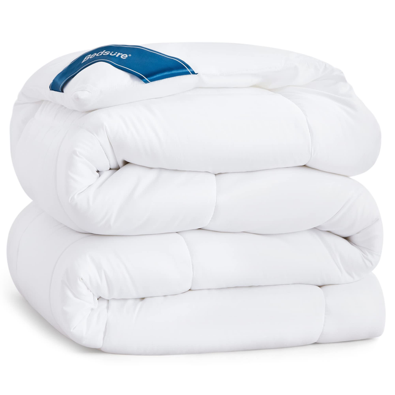 BEDSURE Twin Comforter Duvet Insert - Down Alternative White Twin Size Comforter