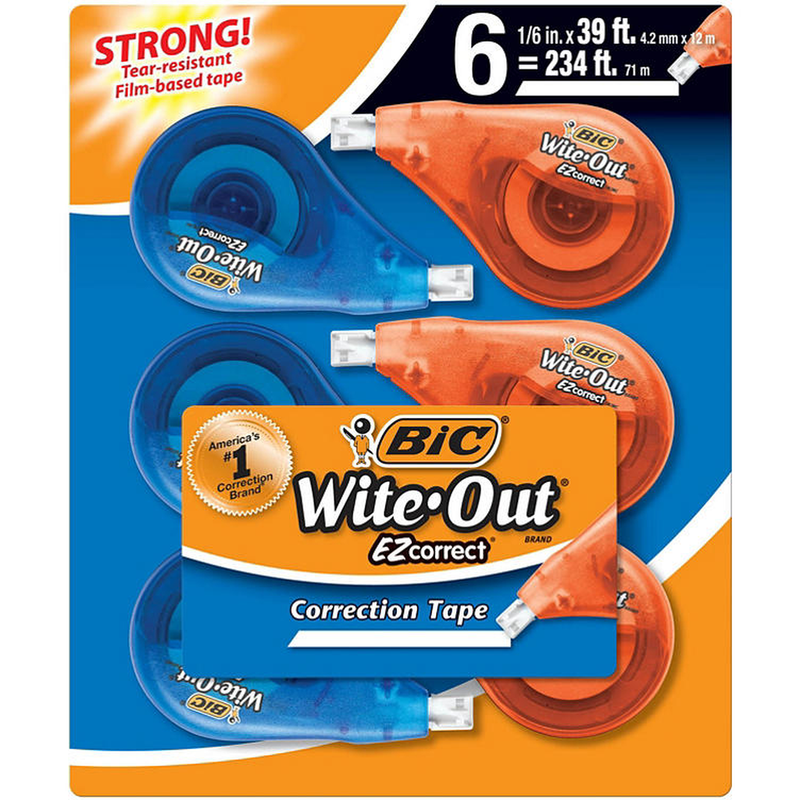 BIC Wite-Out Brand EZ Correct Correction Tape