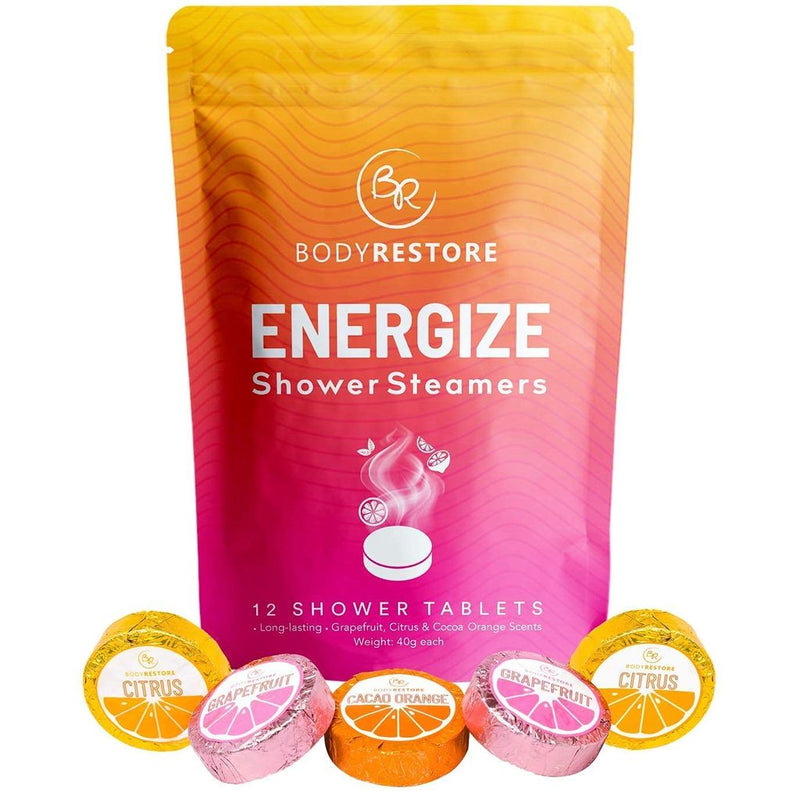 BodyRestore Shower Steamers Aromatherapy Citrus (12 Count)