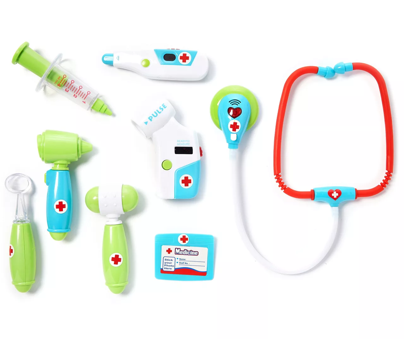 Deluxe Medical Doctor's Kit, 8-Piece Play Set