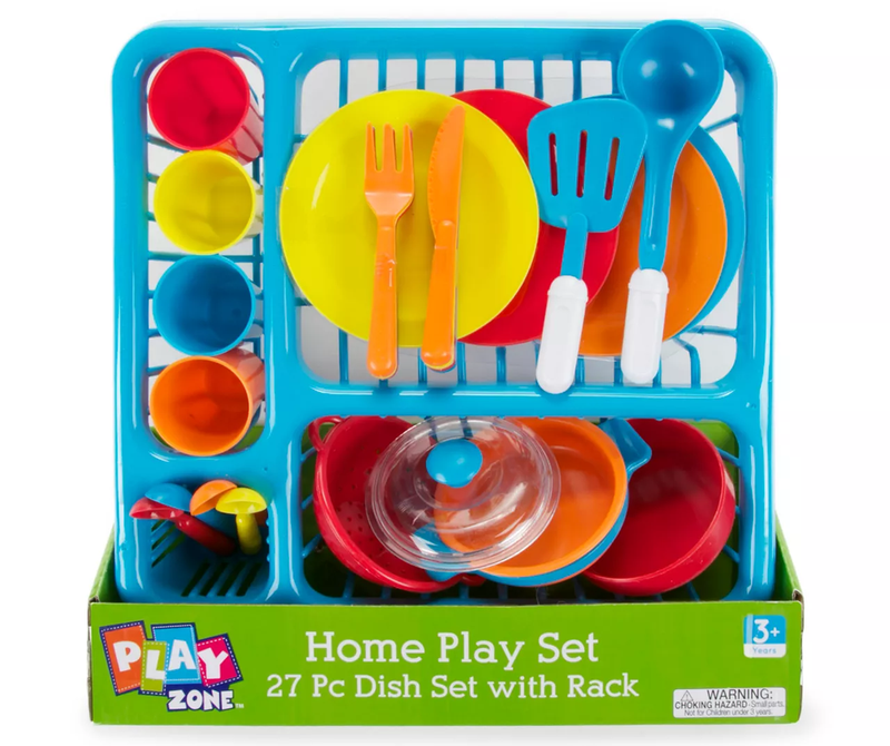 Dish & Drying Rack 27-Piece Play Set