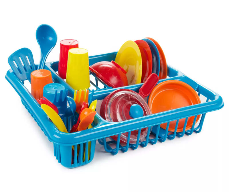 Dish & Drying Rack 27-Piece Play Set