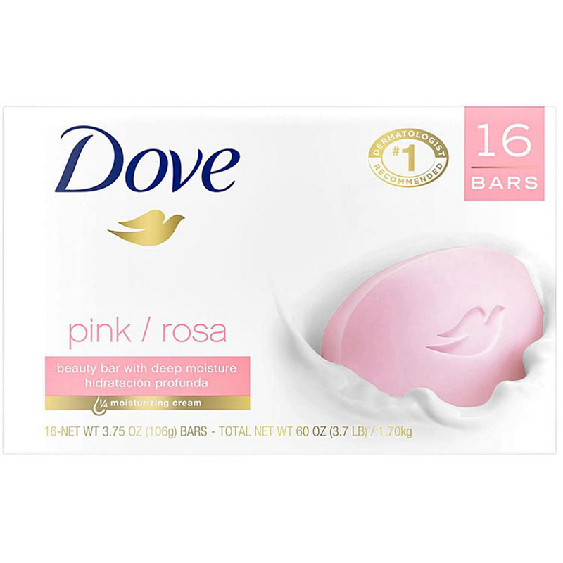 Dove Soap, Pink (3.75 oz., 16 ct.)