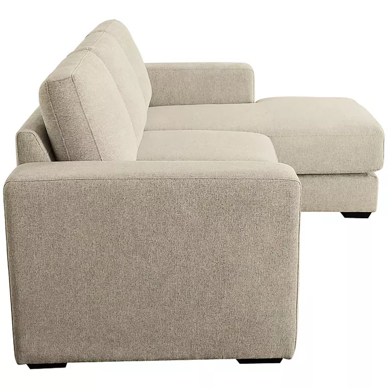 Elliot Reversible Sofa Chaise Sectional, Sand