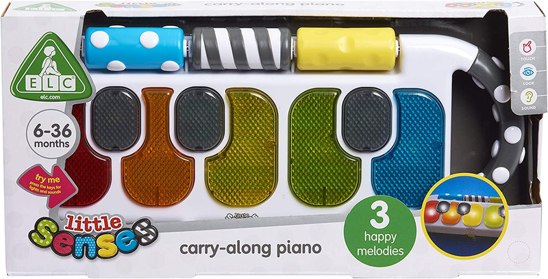 Early Learning Centre Little Senses Piano, Stimulates Senses, Lights and Sounds Baby Piano, Baby Toys 6 Months