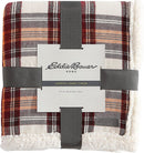 Eddie Bauer - Throw Blanket, Reversible Sherpa Fleece Bedding