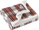 Eddie Bauer - Throw Blanket, Reversible Sherpa Fleece Bedding
