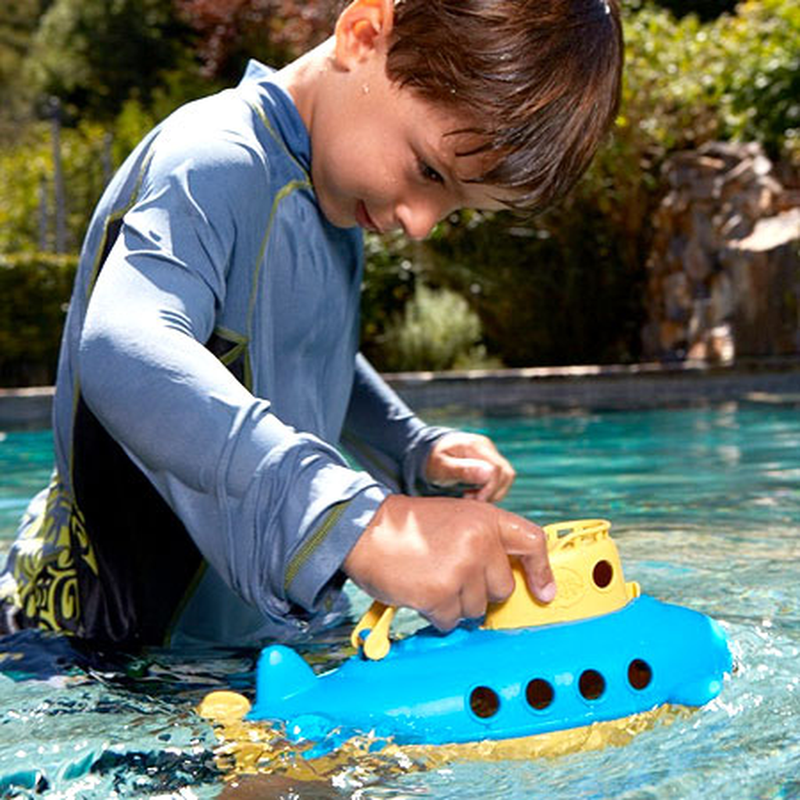 Green Toys Submarine in Yellow & Blue