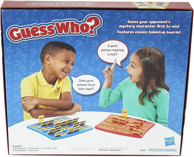 Guess Who? Game Original Guessing Game for Kids Ages 6 and Up for 2 Players