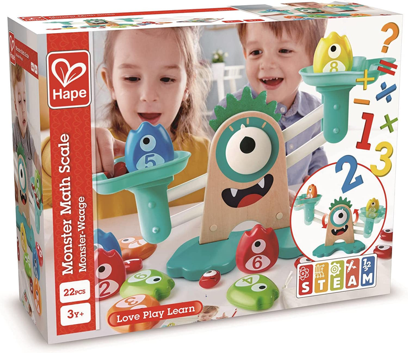 Hape Math Monster Scale Toy, STEAM Toy