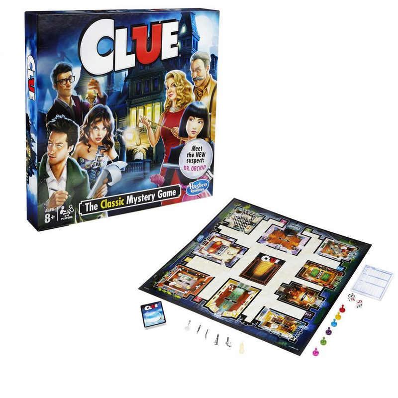 Hasbro Clue Game; Incudes The Ghost Of Mrs. White; Compatible With Alexa (Amazon Exclusive); Mystery Board Game For Kids Ages 8 And Up