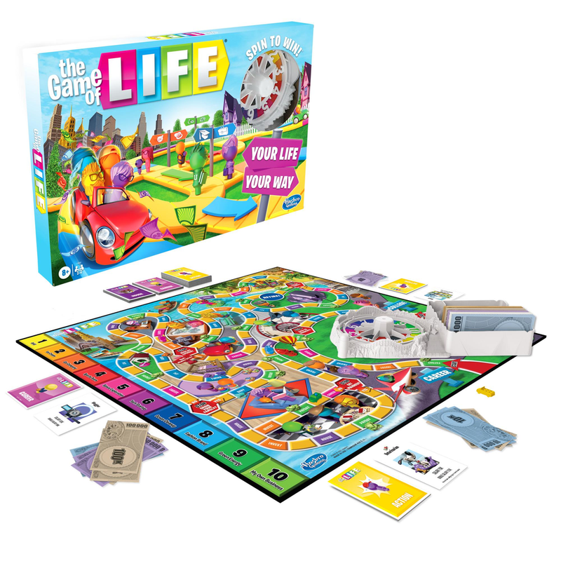 Hasbro Gaming The Game of Life Board Game Ages 8 & Up