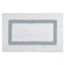 Hotel Collection Bath Rug 17X24 - White/Blue