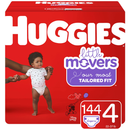 Huggies Little Movers Perfect Fitting Diapers- Size 4